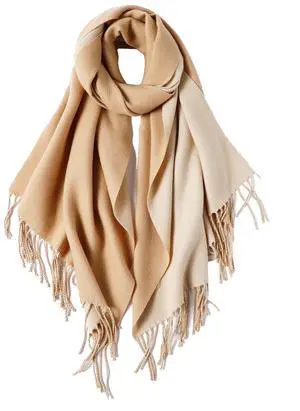 Women's Scarf Pashmina Shawls Blanket Scarf for Evening Dress | Soft Touch, Two Tone, Fringe, Lightweight, Cashmere-Feel Large Scarf , Perfect For Weddings,Cruise Travel & Flights Women's Scarf Pashmina Shawls Blanket Scarf for Evening Dress | Soft Touch, Two Tone, Fringe, Lightweight, Cashmere-Feel Large Scarf , Perfect For Weddings,Cruise Travel & Flights
