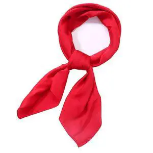 Hair Scarf Satin Head Neck Scarfs for Women (red), Medium Hair Scarf Satin Head Neck Scarfs for Women (red), Medium