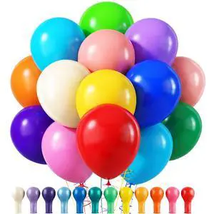 Rainbow Balloons 120pcs Party Balloons for Birthday Decorations | Thick Latex Rainbow Balloons Bulk for Back to School Birthday Party Decorations Baby Shower, Assorted Colors 120pcs 12 Inch Rainbow Balloons 120pcs Party Balloons for Birthday Decorations | Thick Latex Rainbow Balloons Bulk for Back to School Birthday Party Decorations Baby Shower, Assorted Colors 120pcs 12 Inch