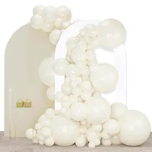 Beige Balloons 140pcs Cream Ivory Different Sizes 18 12 10 5 Inch | Balloons for Wedding Bridal Graduation Baby Shower Easter Birthday Tea Bridal Shower Party Decorations White-Q08 Beige Balloons 140pcs Cream Ivory Different Sizes 18 12 10 5 Inch | Balloons for Wedding Bridal Graduation Baby Shower Easter Birthday Tea Bridal Shower Party Decorations White-Q08