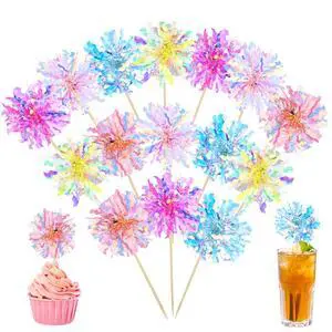 50PCS Foil Firework Cupcake Toppers, Happy Birthday Cake Toppers, Firework Cake Topper, Sparkle Tinsel Drink Stirrers, Tinsel Drink Decoration for Party, Wedding, Graduation, Christmas, Valentine 50PCS Foil Firework Cupcake Toppers, Happy Birthday Cake Toppers, Firework Cake Topper, Sparkle Tinsel Drink Stirrers, Tinsel Drink Decoration for Party, Wedding, Graduation, Christmas, Valentine