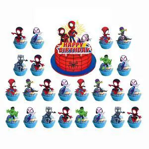 25PCS Cake Toppers Cupcake Toppers Cake Decorations Birthday Party Supplies Decorations (Style 3) 25PCS Cake Toppers Cupcake Toppers Cake Decorations Birthday Party Supplies Decorations (Style 3)