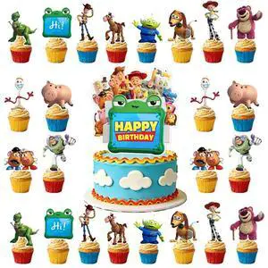 25pcs Toy Inspiration Story Birthday Cake Toppers, Toy Inspiration Story Birthday Party Supplies Party Decorations 25pcs Toy Inspiration Story Birthday Cake Toppers, Toy Inspiration Story Birthday Party Supplies Party Decorations