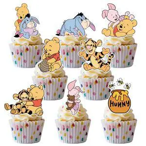 48CS Cute Bear Cupcake Toppers For Birthday Party Cupcake Decorations Baby Shower Supplies 48CS Cute Bear Cupcake Toppers For Birthday Party Cupcake Decorations Baby Shower Supplies