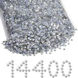 Hotfix Rhinestones Bulk, Crystal, SS10, 14400pcs | Hot Fix Crystals for Crafts Clothes, DIY Decoration, 2.7-2.9mm Hotfix Rhinestones Bulk, Crystal, SS10, 14400pcs | Hot Fix Crystals for Crafts Clothes, DIY Decoration, 2.7-2.9mm