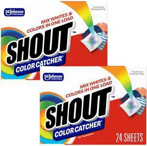 Color Catcher Sheets for Laundry, Allow Mixed Washes, Prevent Color Runs and Maintain Original Clothing, 24 Count (Pack of 2) Color Catcher Sheets for Laundry, Allow Mixed Washes, Prevent Color Runs and Maintain Original Clothing, 24 Count (Pack of 2)