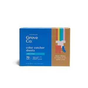 Bamboo Dye Trapping Laundry Sheets, 70 Count, Free & Clear | Prevents Color Bleeding; Color Catcher Sheets for Washing Machine; Eco-Friendly; Plant-Based; No Plastic Waste Bamboo Dye Trapping Laundry Sheets, 70 Count, Free & Clear | Prevents Color Bleeding; Color Catcher Sheets for Washing Machine; Eco-Friendly; Plant-Based; No Plastic Waste