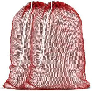 Mesh XL Laundry Bags 2-Pack, 24 x 36 Inch Heavy Duty, Durable Drawstring Closure, Machine Washable, Large Laundry Bag for Delicates, College Dorms, Travel, Laundromats, Apartments Mesh XL Laundry Bags 2-Pack, 24 x 36 Inch Heavy Duty, Durable Drawstring Closure, Machine Washable, Large Laundry Bag for Delicates, College Dorms, Travel, Laundromats, Apartments