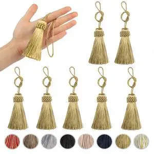 8PCS Tassel Key Colorful Tassel for Cord Loop,Handmade Tassels | Tassels for Decoration,Key Tassels for Antique Furniture,Tassels for Pillows,Elegant DIY Craft Accessory Home Decoration,Gold 8PCS Tassel Key Colorful Tassel for Cord Loop,Handmade Tassels | Tassels for Decoration,Key Tassels for Antique Furniture,Tassels for Pillows,Elegant DIY Craft Accessory Home Decoration,Gold