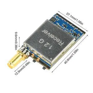 1080~2200MHz RX1264-CPB FPV Image Transmission Module 1.2G 64CH FM Analog Audio And Video Transmission Sensor 1080~2200MHz RX1264-CPB FPV Image Transmission Module 1.2G 64CH FM Analog Audio And Video Transmission Sensor