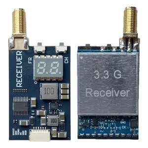 3.3G RX3364-CPB FPV Image Transmission Module Analog Audio & Video Receiver Module Electronic Kit 3.3G RX3364-CPB FPV Image Transmission Module Analog Audio & Video Receiver Module Electronic Kit