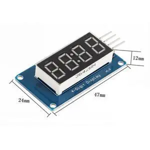1pcs TM1637 LED Display Module For 7 Segment 4 Bits 0.36Inch Clock RED Anode Digital Tube Four Serial Driver Board Pack 1pcs TM1637 LED Display Module For 7 Segment 4 Bits 0.36Inch Clock RED Anode Digital Tube Four Serial Driver Board Pack