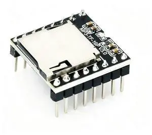 DFPlayer Mini MP3 Player Module TF Card U Disk Mini MP3 DF Player Audio Voice Module IO/Serial Port/AD MP3-TF-16P for DFPlayer Mini MP3 Player Module TF Card U Disk Mini MP3 DF Player Audio Voice Module IO/Serial Port/AD MP3-TF-16P for