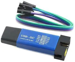 CH341T 2-in-1 Module USB to I2C IIC UART USB to Serial TTL Microcontroller Serial Downloader CH341T 2-in-1 Module USB to I2C IIC UART USB to Serial TTL Microcontroller Serial Downloader