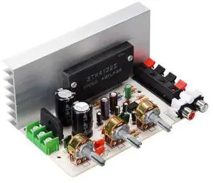 STK Thick Film Series DX-0408 2.0 Channel 50W * 2 High Power Digital Amplifier Board Dual AC15V-18V Module STK Thick Film Series DX-0408 2.0 Channel 50W * 2 High Power Digital Amplifier Board Dual AC15V-18V Module