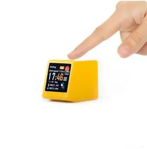 Mini Desktop Weather Clock Alarm Clock Station with 1.54 IPS LCD ESP8266 Development Board Module ESP-12S Mini Desktop Weather Clock Alarm Clock Station with 1.54 IPS LCD ESP8266 Development Board Module ESP-12S