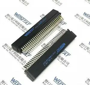 10PCS S-62L-2.54-5 62P Goldfinger bent foot slot EDGE CONNECTOR SLOT 10PCS S-62L-2.54-5 62P Goldfinger bent foot slot EDGE CONNECTOR SLOT