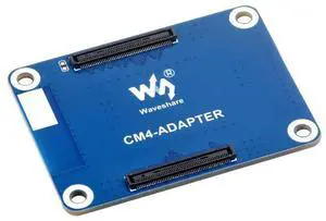 Waveshare Interface Protection Adapter Board For Raspberry Pi Compute Module 4 Series,Provides Physical Protection of CM4 socket Waveshare Interface Protection Adapter Board For Raspberry Pi Compute Module 4 Series,Provides Physical Protection of CM4 socket