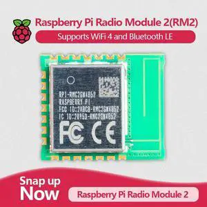 Raspberry Pi Radio Module 2(RM2) SDR , 100 kHz to 6 GHz, 12-bit ADC, Compatible with Pi 5 and CM4. Raspberry Pi Radio Module 2(RM2) SDR , 100 kHz to 6 GHz, 12-bit ADC, Compatible with Pi 5 and CM4.