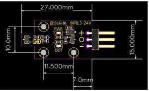Tailkuke Hall Sensor Module Magnetic Proximity Switch Magnetic Induction Switch Wide Voltage Hall Switch Tailkuke Hall Sensor Module Magnetic Proximity Switch Magnetic Induction Switch Wide Voltage Hall Switch