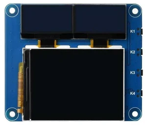 Waveshare OLED/LCD HAT (A),Raspberry Pi,Onboard 2inch IPS LCD Main Screen and Dual 0.96inch Blue OLED Secondary Screens Waveshare OLED/LCD HAT (A),Raspberry Pi,Onboard 2inch IPS LCD Main Screen and Dual 0.96inch Blue OLED Secondary Screens