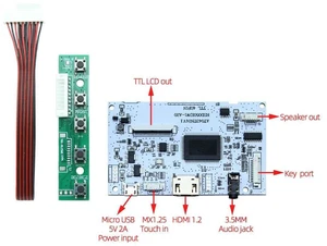 5V USB Power Supply RGB 40Pin LCD HDMI with Audio 800816 Driver Board 5V USB Power Supply RGB 40Pin LCD HDMI with Audio 800816 Driver Board