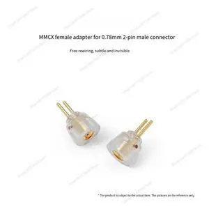 For LC-78A 0.78 2Pin Circular MMCX Female Headphone Adapter Plug FD11/FH11 Universal For LC-78A 0.78 2Pin Circular MMCX Female Headphone Adapter Plug FD11/FH11 Universal