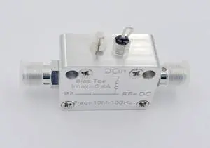 10M-10G RF DC Blocker, SMA DC Feed, BiasTee, Coaxial Biaser, 400mA 10M-10G RF DC Blocker, SMA DC Feed, BiasTee, Coaxial Biaser, 400mA