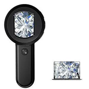 For Charging High Definition 100 Times Handheld Antique Jewelry Magnifying Glass Led Light Identification Diamond GIA Waist Edge For Charging High Definition 100 Times Handheld Antique Jewelry Magnifying Glass Led Light Identification Diamond GIA Waist Edge