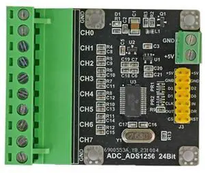 For ADS1256 Module 8 Channels 24-bit High-precision ADC Data Acquisition Module Analog-to-digital Converter Acquisition Card For ADS1256 Module 8 Channels 24-bit High-precision ADC Data Acquisition Module Analog-to-digital Converter Acquisition Card