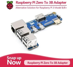 Raspberry Pi Zero To 3B Adapter, Alternative Solution for Raspberry Pi 3 Model B/B+, Based On Raspberry Pi Zero Raspberry Pi Zero To 3B Adapter, Alternative Solution for Raspberry Pi 3 Model B/B+, Based On Raspberry Pi Zero
