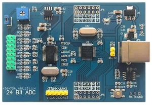 ADS1256-STM32F103C8T6 High-Precision Acquisition Module, 8-Channel 24-Bit ADC/USB Serial Data ADS1256-STM32F103C8T6 High-Precision Acquisition Module, 8-Channel 24-Bit ADC/USB Serial Data