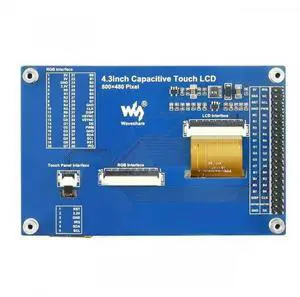 4.3inch Capacitive Touch LCD 800x480 stock Waveshare 4.3inch Capacitive Touch LCD 800x480 stock Waveshare