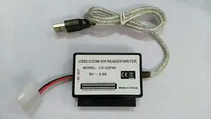 USB 2.0 Electronic Hard Disk 40P DOM Disk Card Reader, CX-U2P40 3.5IDE40 Pin Card Reader USB 2.0 Electronic Hard Disk 40P DOM Disk Card Reader, CX-U2P40 3.5IDE40 Pin Card Reader