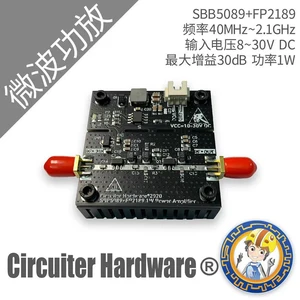 SBB5089+FP2189 40M~2.1G 1W RF Amplifier SBB5089+FP2189 40M~2.1G 1W RF Amplifier
