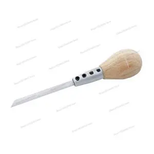 For Interchangeable Cutter Head, Carved Gold Wood Handle For Interchangeable Cutter Head, Carved Gold Wood Handle