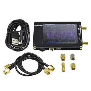 HMI NanoVNA Vector Network Analyzer HF VHF UHF Antenna 50KHz-900MHz White/Black HMI NanoVNA Vector Network Analyzer HF VHF UHF Antenna 50KHz-900MHz White/Black