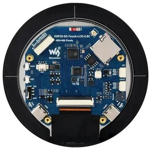 ESP32-S3-Touch-LCD-2.8C,Round Display Development Board, 480×480, 32-bit LX7 Dual-core Processor, Supports & Bluetooth, ESP32-S3-Touch-LCD-2.8C,Round Display Development Board, 480×480, 32-bit LX7 Dual-core Processor, Supports & Bluetooth,