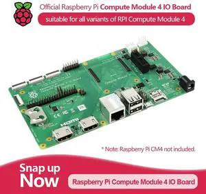 Official Raspberry Pi Compute Module 4 IO Board, suitable for all variants of Raspberry Pi Compute Module 4 Official Raspberry Pi Compute Module 4 IO Board, suitable for all variants of Raspberry Pi Compute Module 4