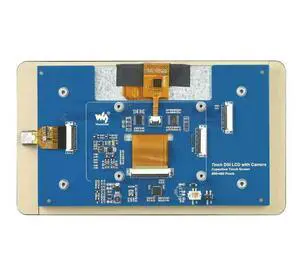 7inch Capacitive Touch Display For Raspberry Pi, With 5MP Front Camera, 800×480, DSI Interface 7inch Capacitive Touch Display For Raspberry Pi, With 5MP Front Camera, 800×480, DSI Interface