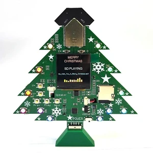 For Christmas Tree MP3 Player & Bluetooth Speaker, Limited Edition ESP32-Wroom-DA Development Board For Christmas Tree MP3 Player & Bluetooth Speaker, Limited Edition ESP32-Wroom-DA Development Board