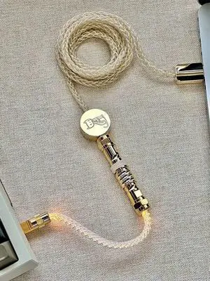 Single-crystal Copper Aviation Type-C Warm-toned Illumination 8K Return Rate Magnetic-axis Keyboard Customised Data Cables Single-crystal Copper Aviation Type-C Warm-toned Illumination 8K Return Rate Magnetic-axis Keyboard Customised Data Cables