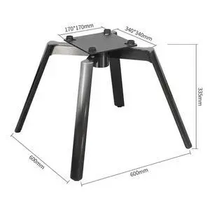 For Designer Titanium Black Stainless Steel Spider Foot Chair Base Lounge Chair Office Chair Support Foot Accessories Factory For Designer Titanium Black Stainless Steel Spider Foot Chair Base Lounge Chair Office Chair Support Foot Accessories Factory