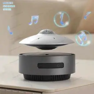 For Magnetic Levitation Bluetooth Speaker Automatic Lifting UFO Speaker E-sports Desktop Ornament High-end Birthday Gift For Magnetic Levitation Bluetooth Speaker Automatic Lifting UFO Speaker E-sports Desktop Ornament High-end Birthday Gift