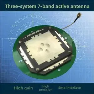 GNSS Three-system Seven-frequency Active Measurement Antenna RTK Differential Base Station Division South Board SMA GNSS Three-system Seven-frequency Active Measurement Antenna RTK Differential Base Station Division South Board SMA