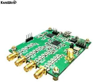 AD9959 four-channel DDS module STM32F103CBT6, RF signal source generator, AT command serial port output, frequency sweep, AM AD9959 four-channel DDS module STM32F103CBT6, RF signal source generator, AT command serial port output, frequency sweep, AM