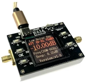 For 20MHZ-6GHZ Low Noise Programmable Gain Amplifier 31.75DB Dynamic Range with Serial Port CNC For 20MHZ-6GHZ Low Noise Programmable Gain Amplifier 31.75DB Dynamic Range with Serial Port CNC