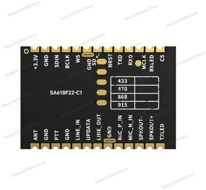 For 160mW| FCC| Mesh Networking Full-duplex Digital Audio Module SA618F22-C1 For 160mW| FCC| Mesh Networking Full-duplex Digital Audio Module SA618F22-C1