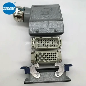 WAIN Heavy Duty Connector HD-040-MC/FC 40-pin 40-pin Rectangular Aviation Plug HARTING WAIN Heavy Duty Connector HD-040-MC/FC 40-pin 40-pin Rectangular Aviation Plug HARTING