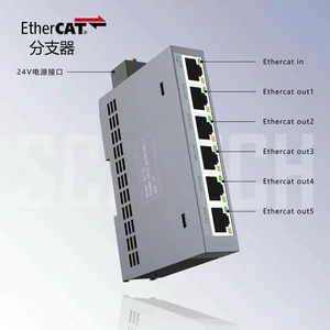 Soft Control EtherCAT Brancher Bus Distributor Gateway One In Five Out Industrial Grade Soft Control EtherCAT Brancher Bus Distributor Gateway One In Five Out Industrial Grade